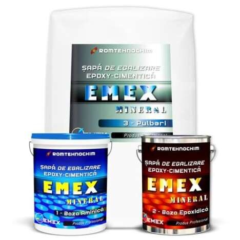 Pachet Sapa Epoxy-Cimentica ?Emex Mineral? - Gri - Bid. 20 Kg - 3 componente